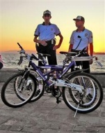 Tourism Police With Bike Is On Duty