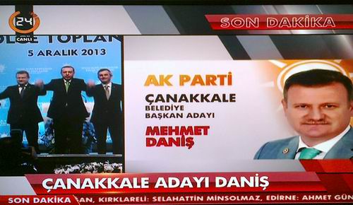  Ak Parti Çanakkalede Aday Mehmet Daniş 