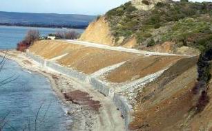  Anzak Koyuna İstinat Duvarı Örüldü  