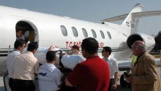  Türkiye’den Yunan Doktora Ambulans Uçak  