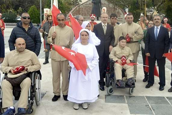  Engelliler Kutsal Emanetleri Ankaraya Götürüyor 