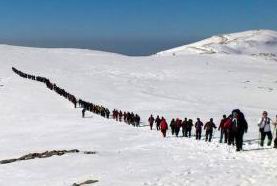  Çanakkale Şehitleri Anısına Kazdağları’na Tırmandılar  