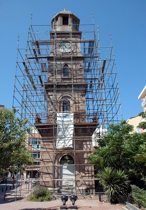 113 Yıllık Tarihi Saat Kulesi Restore Ediliyor 