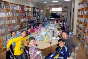  Minik Öğrenciler Barbaros Kütüphanesini Ziyaret Etti 