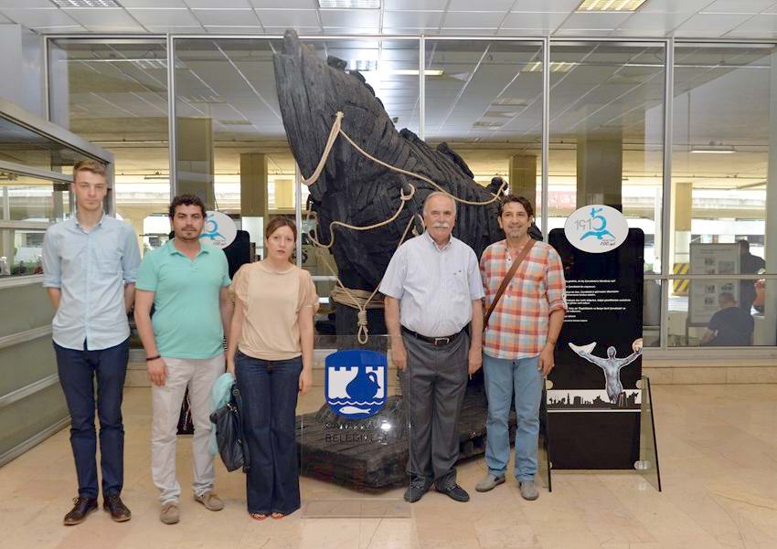  Troia Atı Maketi Atatürk Havalimanında Sergileniyor 