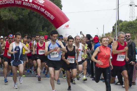  Bozcaada,Yarı Maraton Koşusuna Hazırlanıyor 
