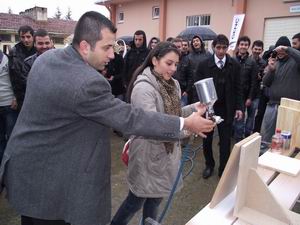  Çomü’de Ahşap Semineri 