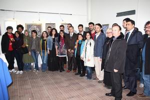  ÇOMÜde Türk Süsleme Sanatları Sergisi Açıldı 