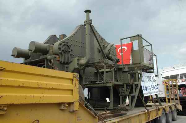  170 Ton Ağırlığındaki 121 Yıllık Tarihi Krupp Topu Çanakkale’de 