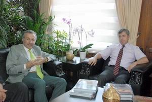  TÜRSAB Başkanı Başaran Ulusoydan Vali Çınara Ziyaret 