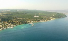 Kilitbahir Limanı'nın Havadan Genel Görünümü