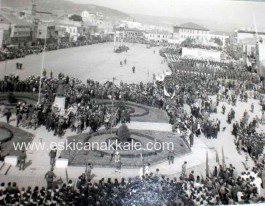 Çanakkale Cumhuriyet Meydanında 18 Mart Töreni. 1968 Yılı