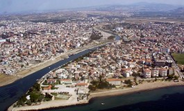 Sarıçay ve Çanakkale'nin Havadan Görünümü