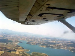 Bayramiç Barajının Havadan Görünümü