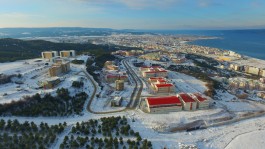 Çanakkale Onsekiz Mart Üniversitesi Karlar Altında