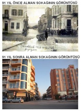 91 Yıl Önce ve Sonra Alman Sokağı Civarı