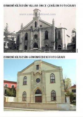 Ermeni Kilisesi'nin 100 Yıl Önce ve Sonraki Görünümü