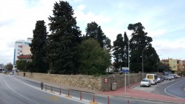 Çanakkale il merkezindeki İngiliz Mezarlığı'ndan (British Cemetery) Bir Görünüm