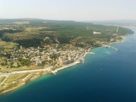 Kilitbahir ve Kilitbahir Kalesi'nin Havadan Çekilen Fotoğrafı