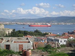 Kilitbahir'den Çanakkale'nin Görünümü