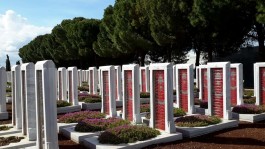 Çanakkale Şehitler Abidesi Önündeki Temsili Mezarlar