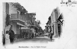 Çanakkale'de 2 Aralık 1906 Pazar Günü Çekilen Tarihi Bir Fotoğraf