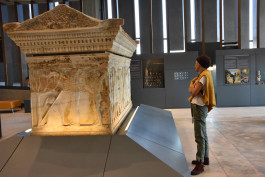 Troya Müzesi'nin İçinden Görünüm