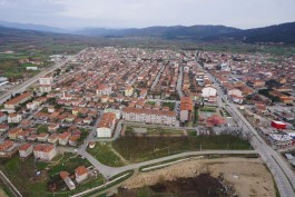 Çanakkale'nin Yenice İlçesinin Havadan Görünümü (Fotoğraf: Arslan Hamza Algül)