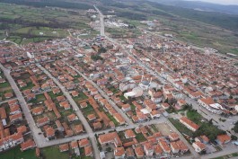 Çanakkale'nin Yenice İlçesinin Havadan Görünümü (Fotoğraf: Arslan Hamza Algül)