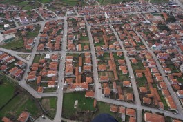 Çanakkale'nin Yenice İlçesinin Havadan Görünümü (Fotoğraf: Arslan Hamza Algül)