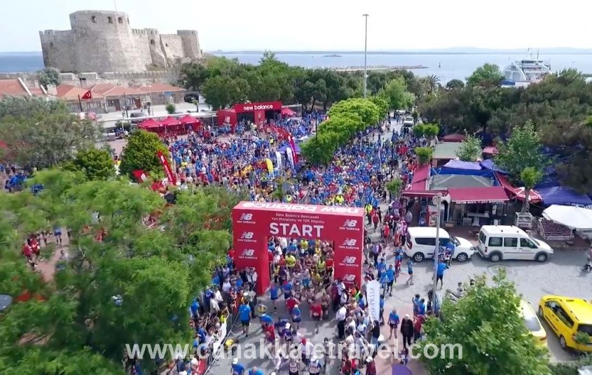  Binlerce Kişi Bozcaada’da Yarı Maratonda Koştu 