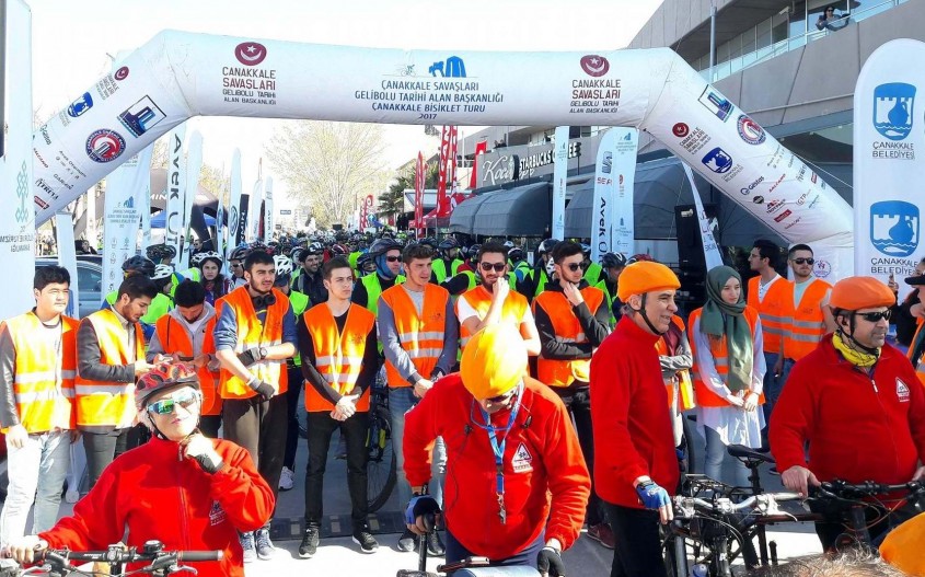  Çanakkale’de Bisiklet Turu “Troia Etabı” İle Başladı 