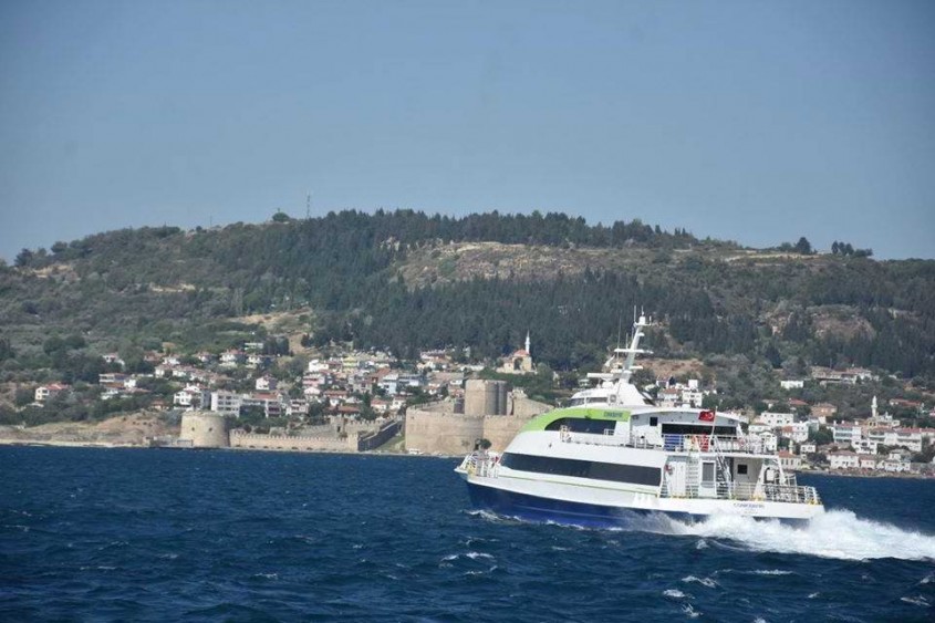  Çanakkale-Bozcaada Deniz Otobüsü Seferleri Başladı 