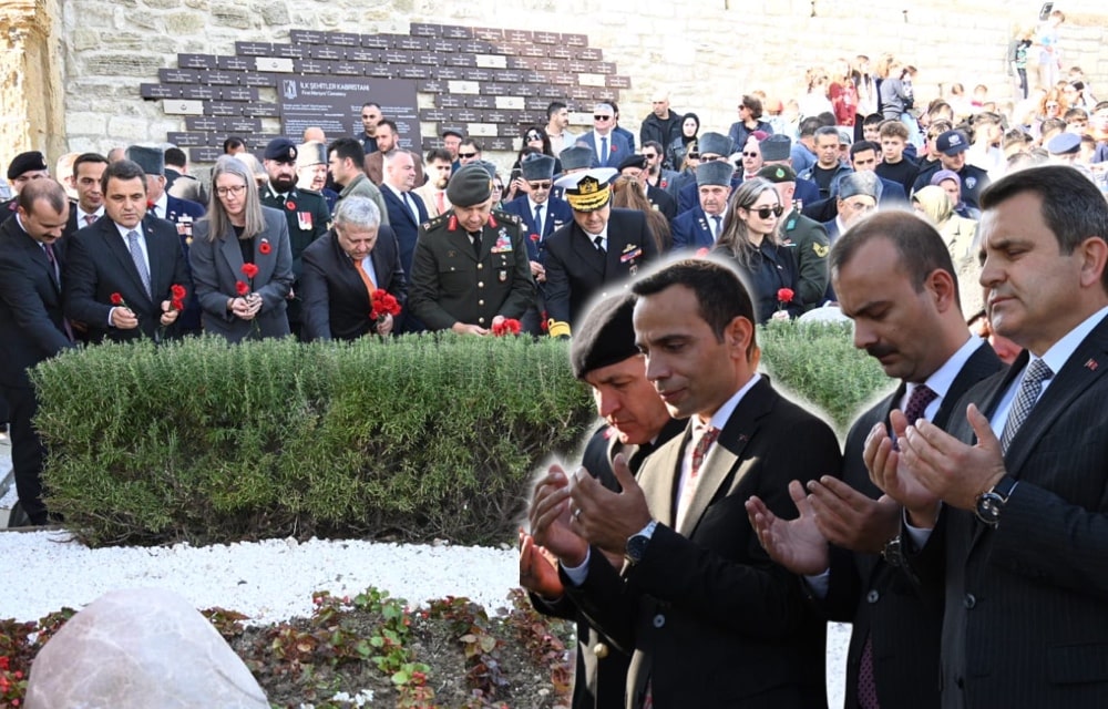  Çanakkale Savaşları'nın İlk Şehitleri Düzenlenen Törende Dualarla Anıldı 