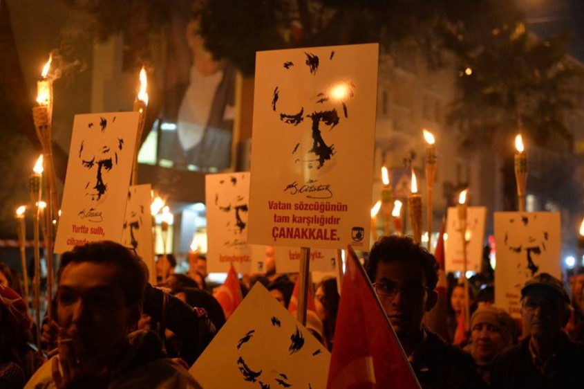  18 Mart Coşkusunu Fener Alayı İle Yaşadılar 