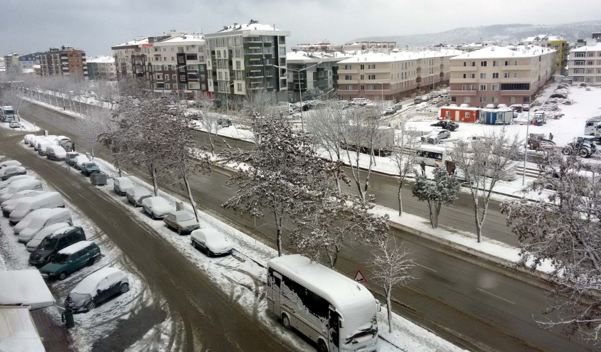  Çanakkalelilere Yeni Yılda Kar Sürprizi 