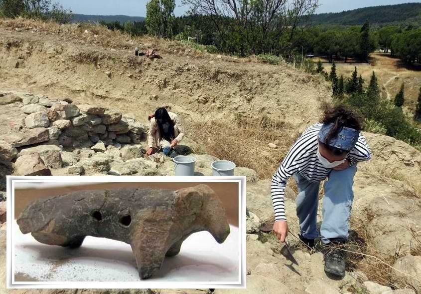  Maydos Kilisetepe Höyüğü’nde 3 Bin Yıllık Koç Figürü Bulundu 