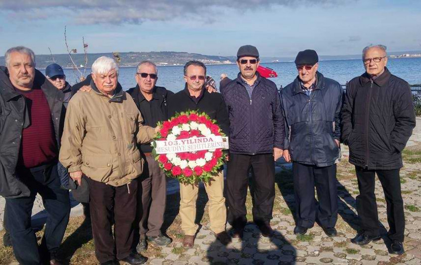  Mesudiye Zırhlısında Şehit Olanlar Törenle Anıldı 