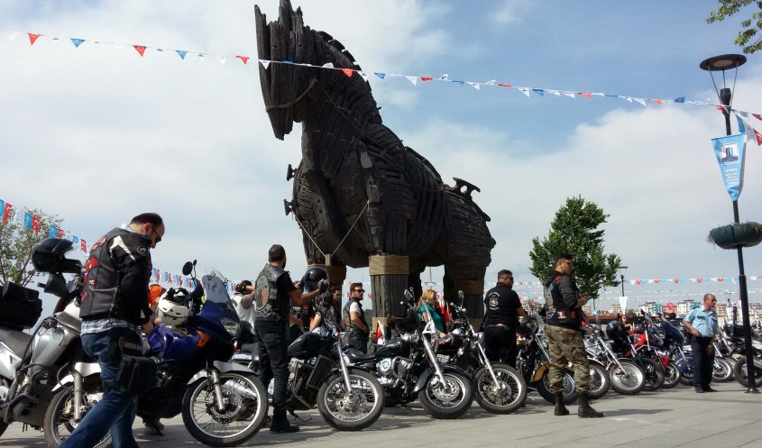  101 Motosikletli 101 Gazi İle Çanakkale’de Buluştu 