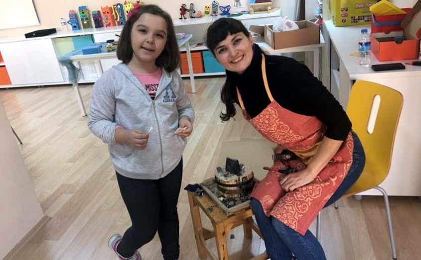  Çocuklar Kültür Evi’nde Mozaik Yapmayı Öğrendi 