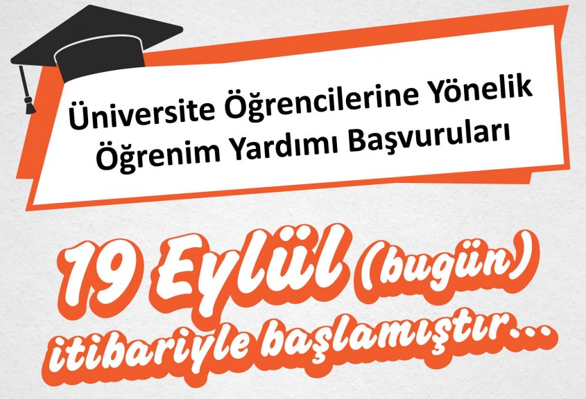  Belediyeden Üniversite Öğrencilerine Öğrenim Yardımı Katkısı 