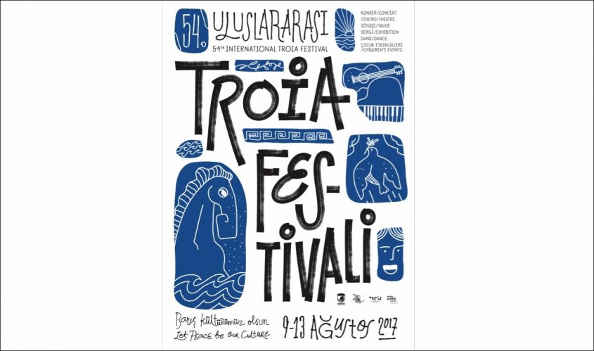  İşte “54. Uluslararası Troia Festivali”nin Afişi 