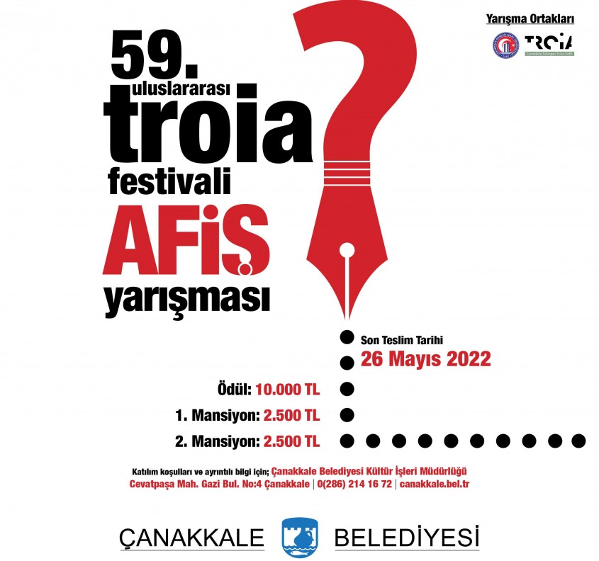  Troia Festivali Afiş Tasarım Yarışması Başvuruları Başladı 