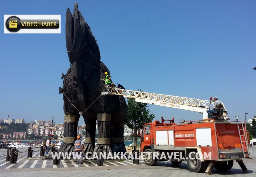  Ünlü Troy Atı Bakıma Alındı 