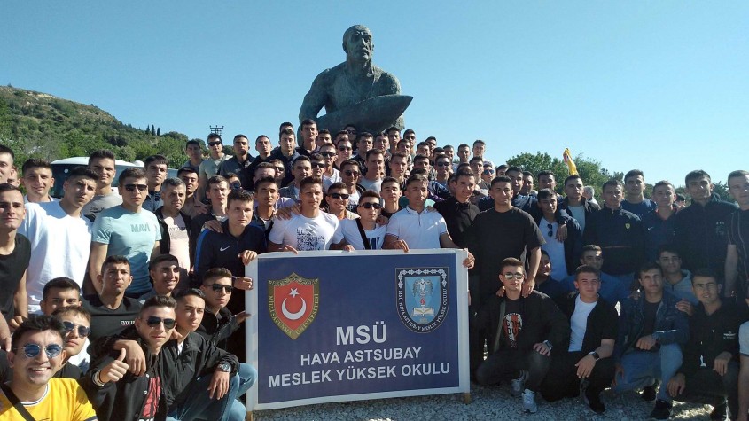  MSÜ Hava Astsubay MYO Öğrencileri Tarihi Yarımadayı Gezdi 